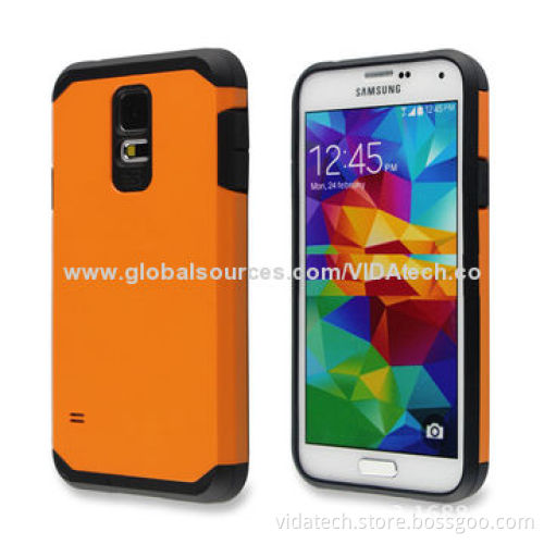 Combo Holster/2 in 1 Silicone or TPU and Rubber PC Case for Samsung Galaxy S5 I9600, Manufacturer